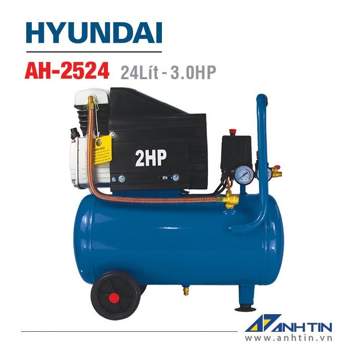 Máy nén khí trực tiếp HYUNDAI AH-2524 | 24Lít | Công suất 2.0HP | Lưu lượng 120 lít/phút