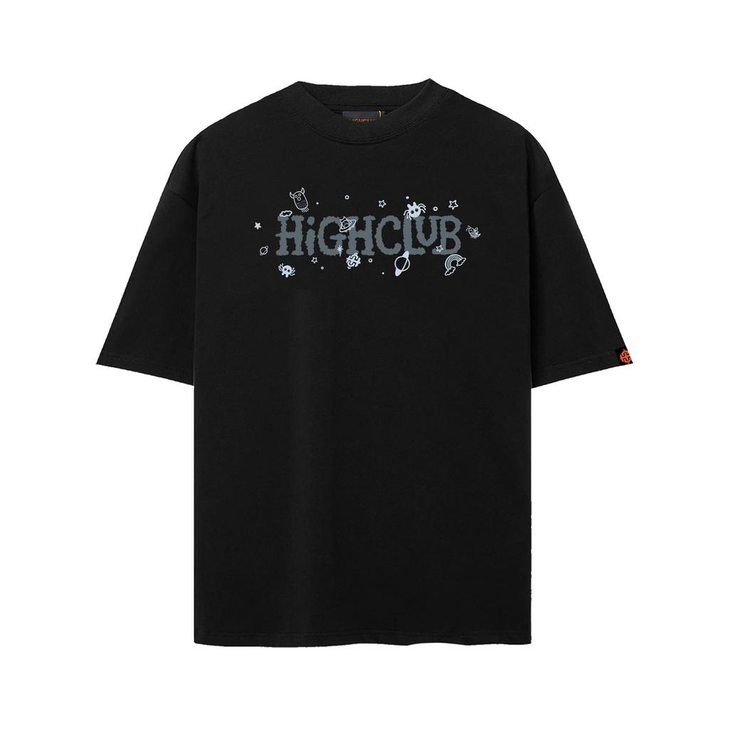 Áo Thun MONSTER Tay Lỡ Unisex Nam/Nữ Đen/Trắng Cổ Tròn - HIGHCLUB
