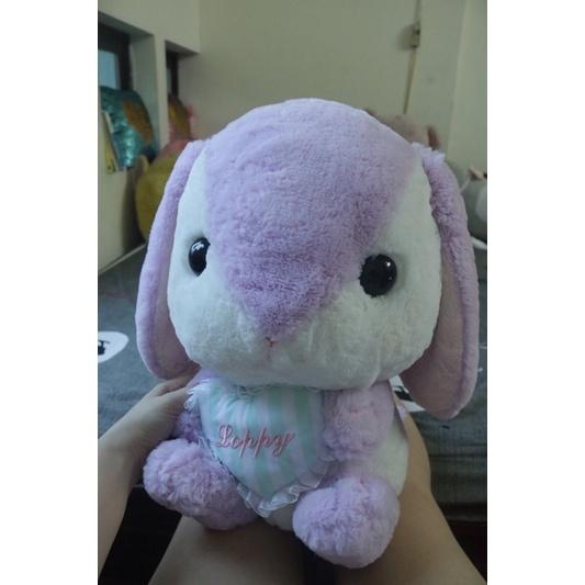 (Ảnh thật) THỦ BÔNG THỎ BÔNG NHẬT BẢN CAO CẤP/Pote Usa 16'' Purple Plush Loppy Bunny Amuse