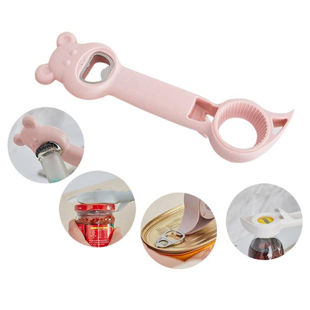 Manual Bottle Opener Multifunctional Bottle Opener Household Bottle Cap Screwing Device Beer Bottle Opener Kitchen Accessories