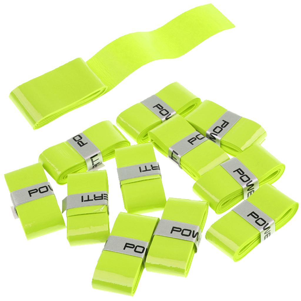 12Pcs Replacement Grip Fishing Rod Badminton Tennis Racket Handle Grip Tape