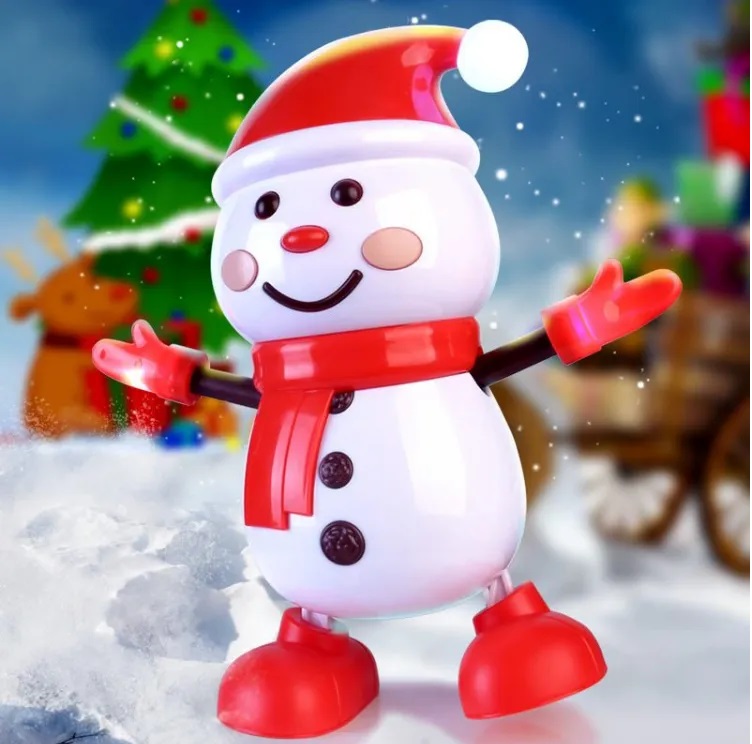 Đồ chơi người tuyết nhảy múa theo nhạc. Người tuyết đồ chơi noel cho bé