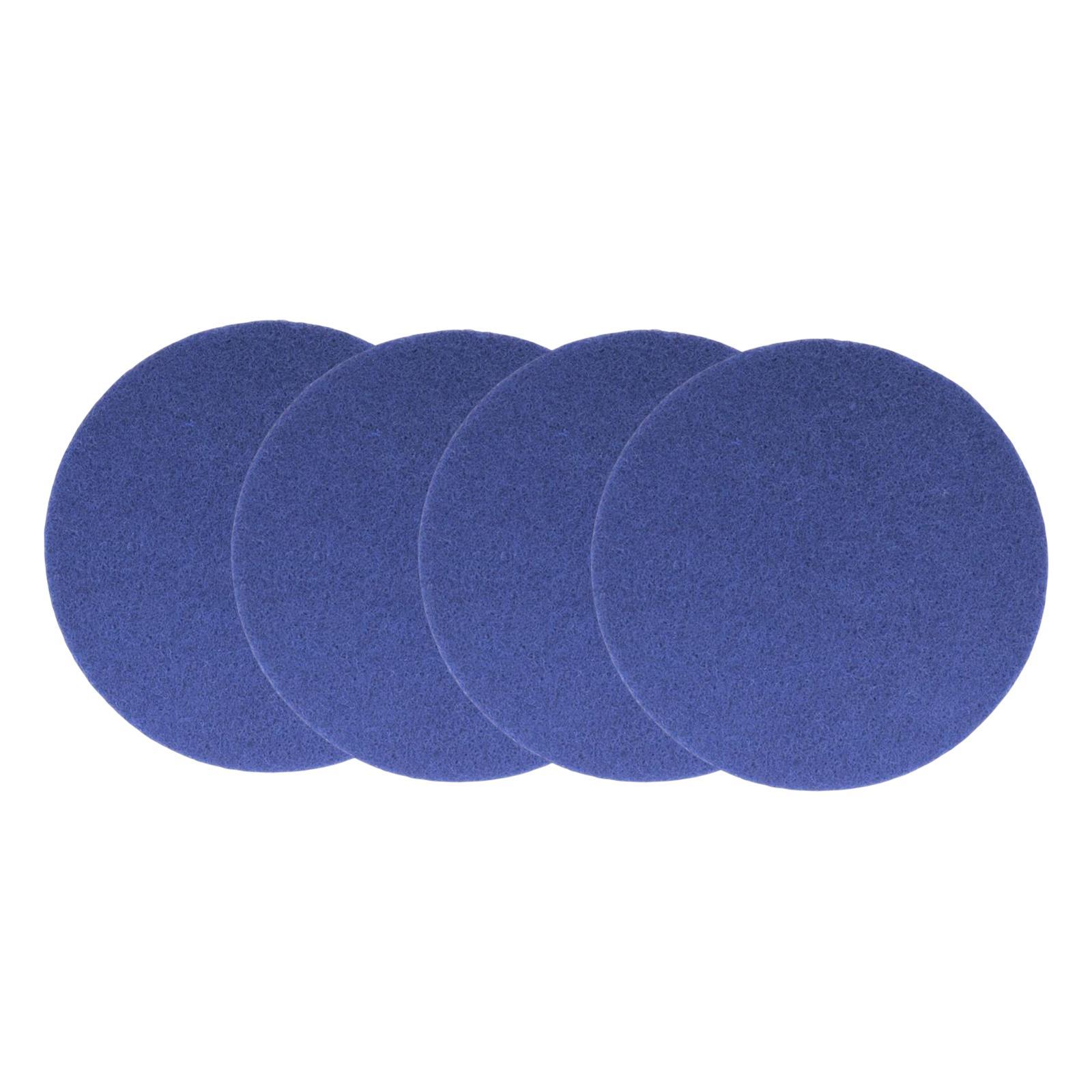 8Pcs Round Mop Replacement Pads 6.5inch Floor Cleaning Spin Pads for Electric Rotary Mop Hardwood Tile Parquet Floors and Other Floors