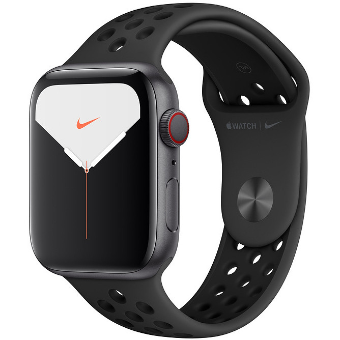 Đồng Hồ Thông Minh Apple Watch Nike+ Series 5 LTE GPS + Cellular Aluminum Case With Nike Sport Band (Viền Nhôm &amp; Dây Nike) - Hàng Chính Hãng VN/A