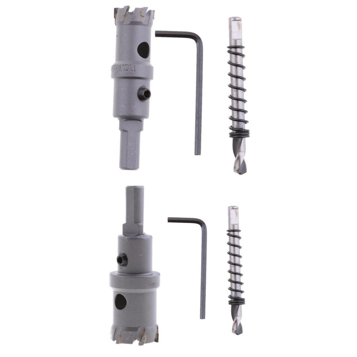 2x Carbide 20mm 25mm Drill Bit Holesaw Cutter Ceramic Cutting Tool