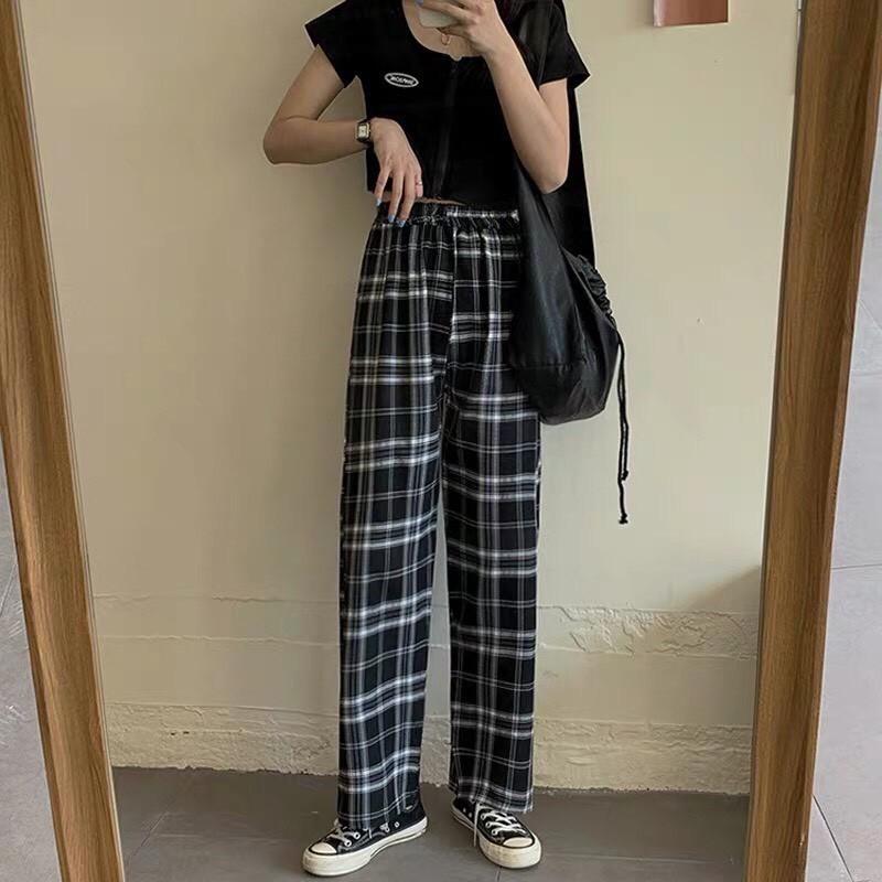 Quần CARO TO Plaid Pants Unisex, quần dài nữ, quần caro, quần baggy