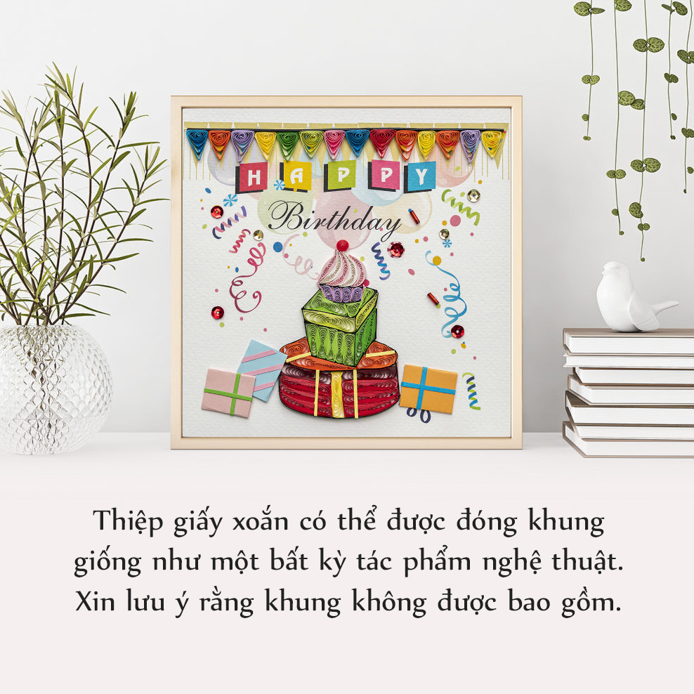 Thiệp Giấy Xoắn Sinh Nhật - DSC07163