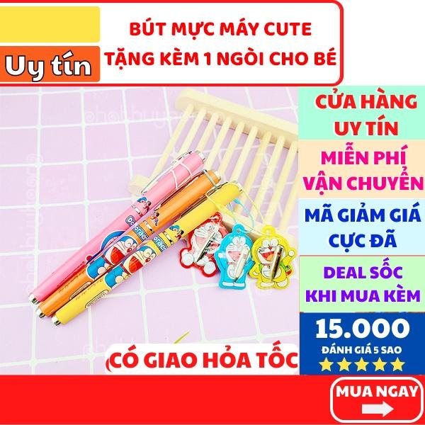 Bút máy Doremon chất lượng tốt tặng kèm ngòi bút - bút mực doremon rèn chữ đẹp