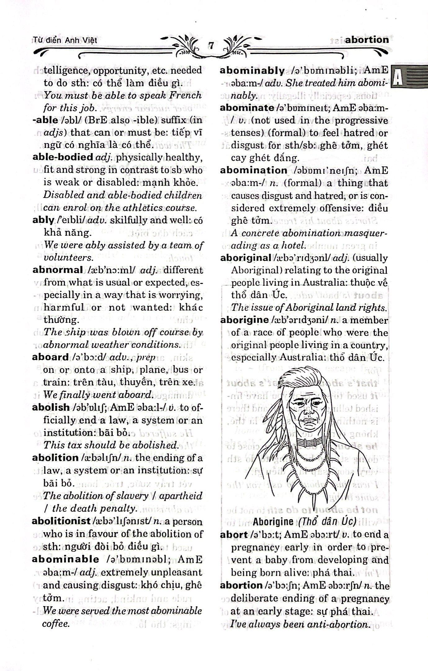 Sách - Từ Điển Anh - Việt (Tái Bản 2014) - ảnh 6