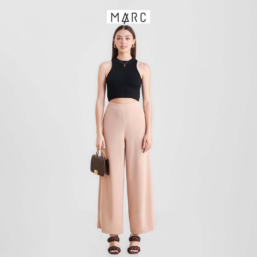 Quần nữ MARC FASHION ống suông lưng cao dây kéo sau CBMH049721