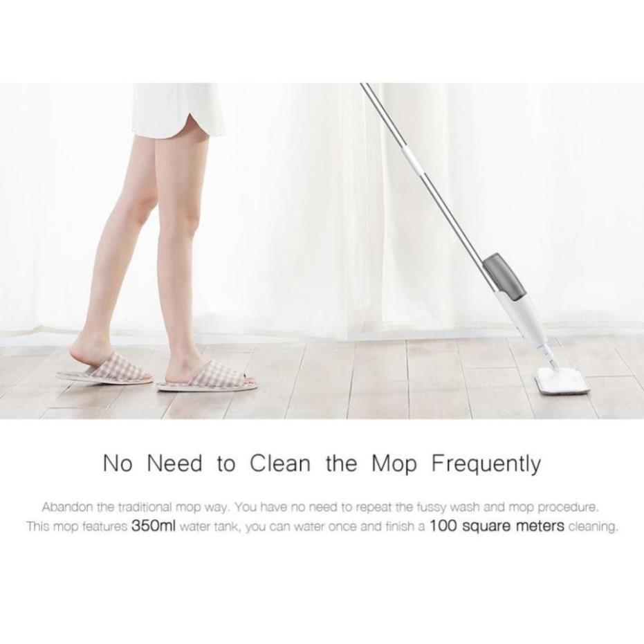 Cây lau nhà Deerma TB500 / TB800 2 trong 1 Water Spray Mop có phun nước - Hàng chính hãng