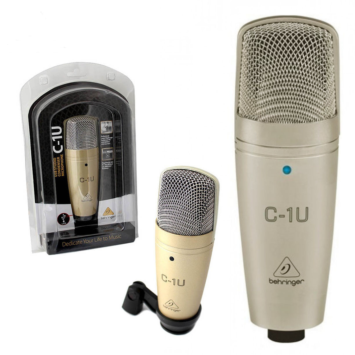 Mic Thu Âm Behringer C-1U USB - Hàng chính hãng