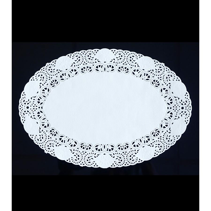 Giấy lót viền hoa hình Oval 26 x 35cm