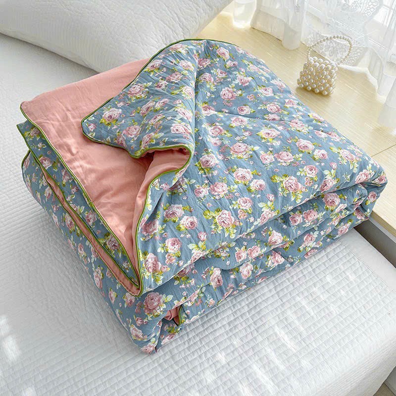Chăn Hè Cotton Đũi Hàn Quốc Hàng Loại 1 Mềm Siêu Mát Lạnh Mùa Hè - Hàng Chính Hãng MINIIN
