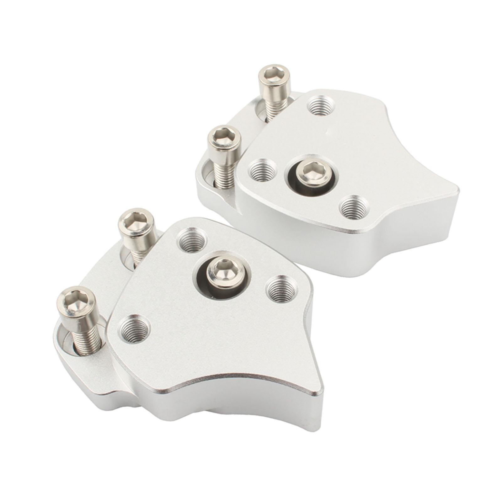 2pcs Universal Motorcycle Handlebar Riser Clamp Mount Set for Yamaha FJR1300