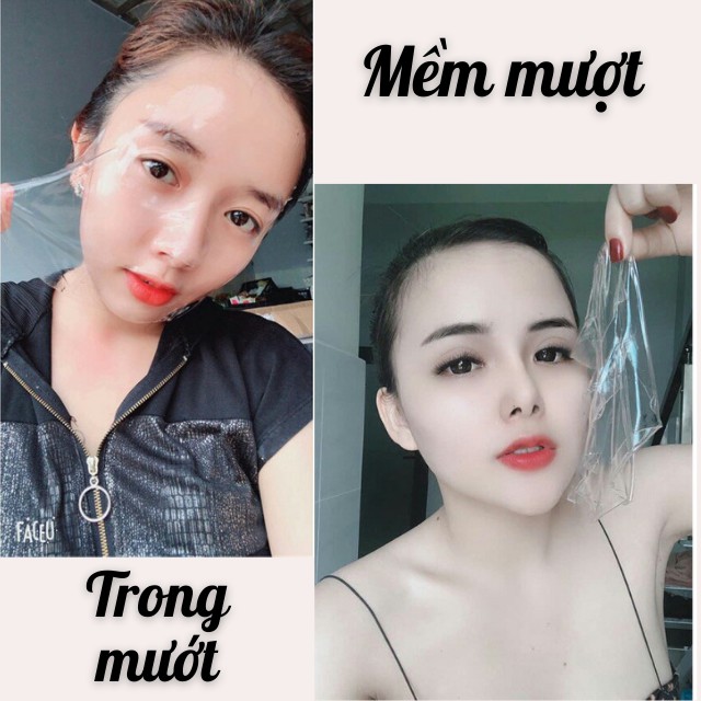  Miếng Mặt nạ thạch collagen cấp nước giúp da căng bóng mịn màng Bioaqua