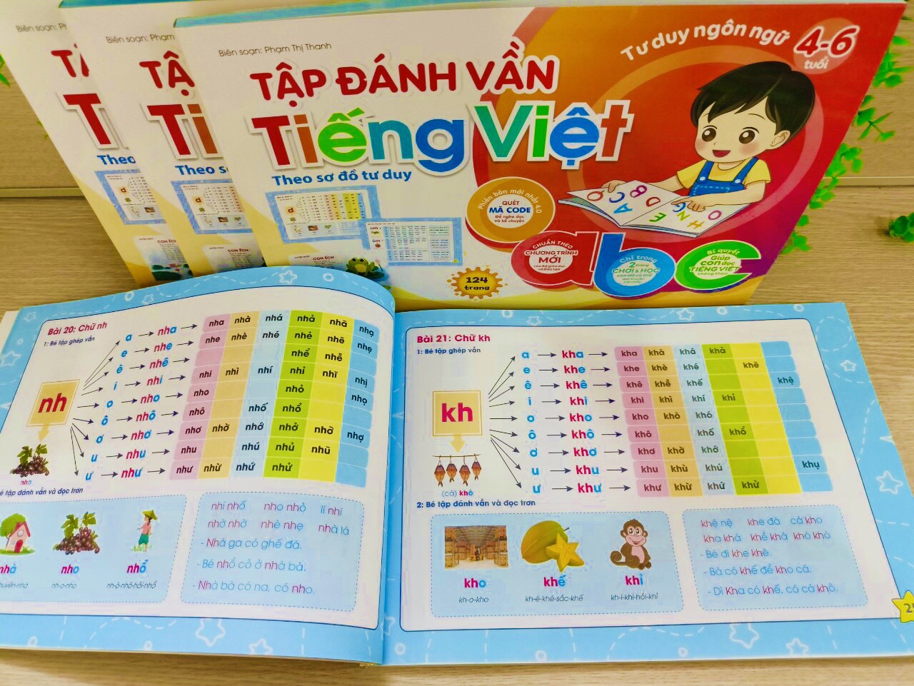 Tập đánh vàn Tiếng Việt theo sơ đồ tư duy