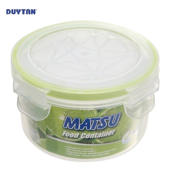 Hộp đựng thực phẩm tròn nhựa Duy Tân Matsu 500ml - 03406 - Hàng chính hãng