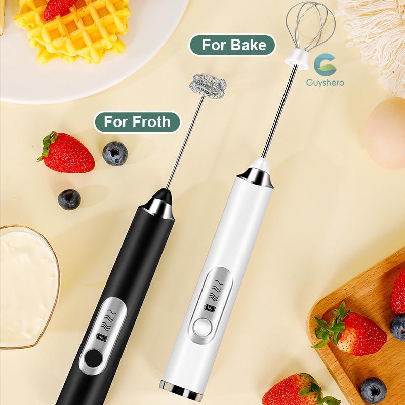 Máy Đánh Trúng Tạo Bọt Cafe 3 Cấp Độ 2 Đầu Sạc USB