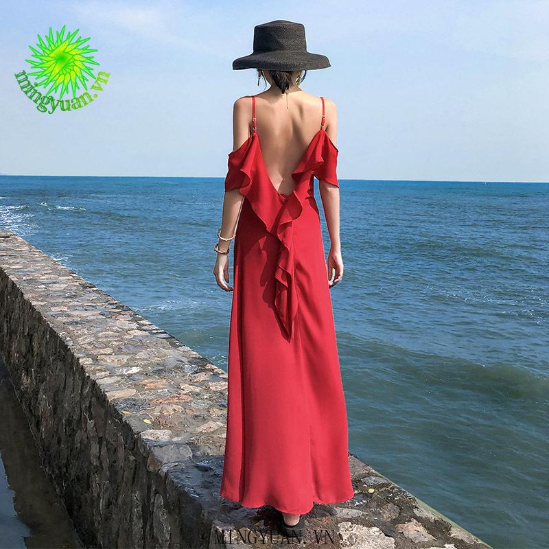Đầm Voan Dáng Ôm Thời Trang Đáng Yêu Cho Nữ