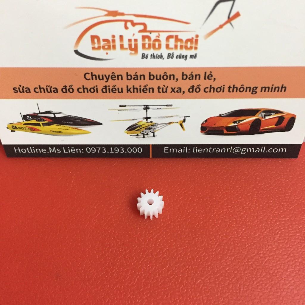 Bánh răng nhựa 13 răng trục 2 mm dùng để nối trục động cơ trục ô tô trong chế tạo DIY