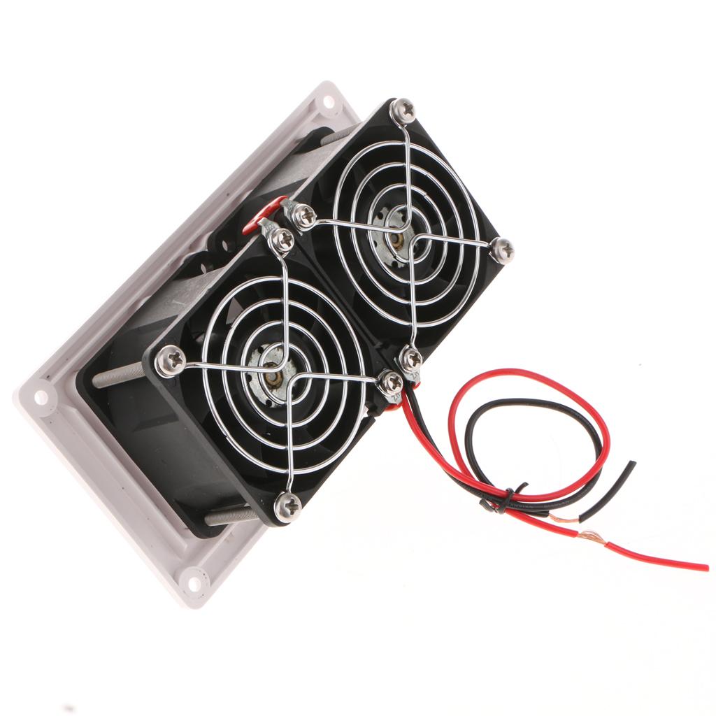 White Roof Exhaust Fan Vent Kit Camper Trailer RV  Part