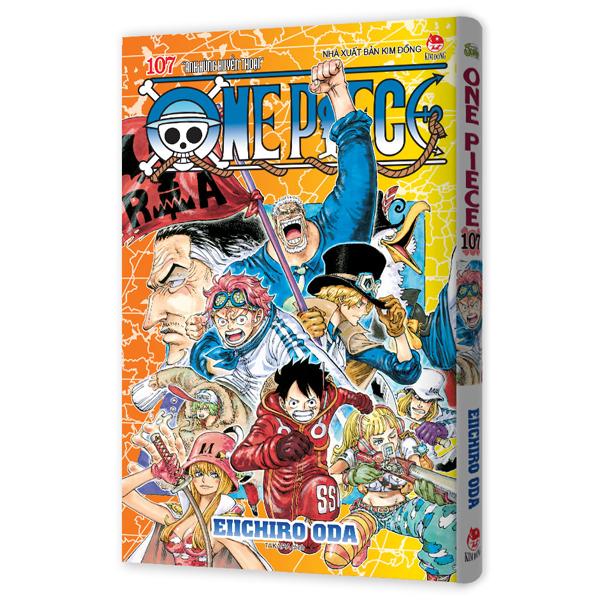 Sách - One Piece - Tập 107 - “Anh Hùng Huyền Thoại” - Bản Bìa Áo