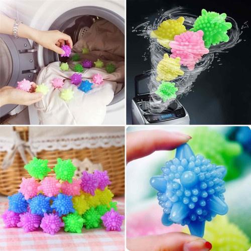 Set 10 bóng giặt gai giặt sạch giảm nhăn