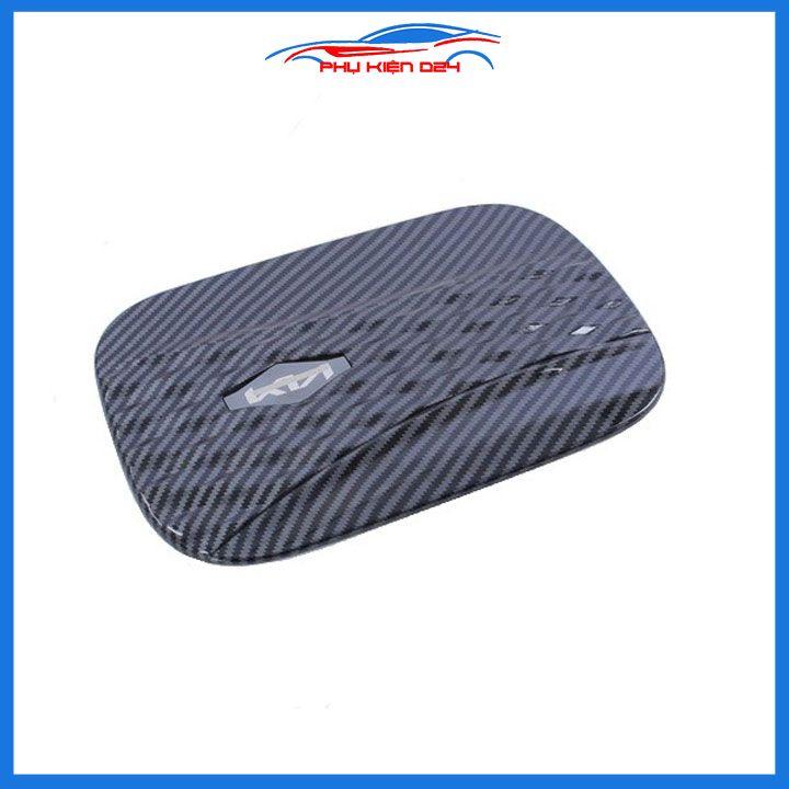 Ốp nắp xăng Carnival 2022-2023 vân cacbon bảo vệ chống trầy trang trí ô tô
