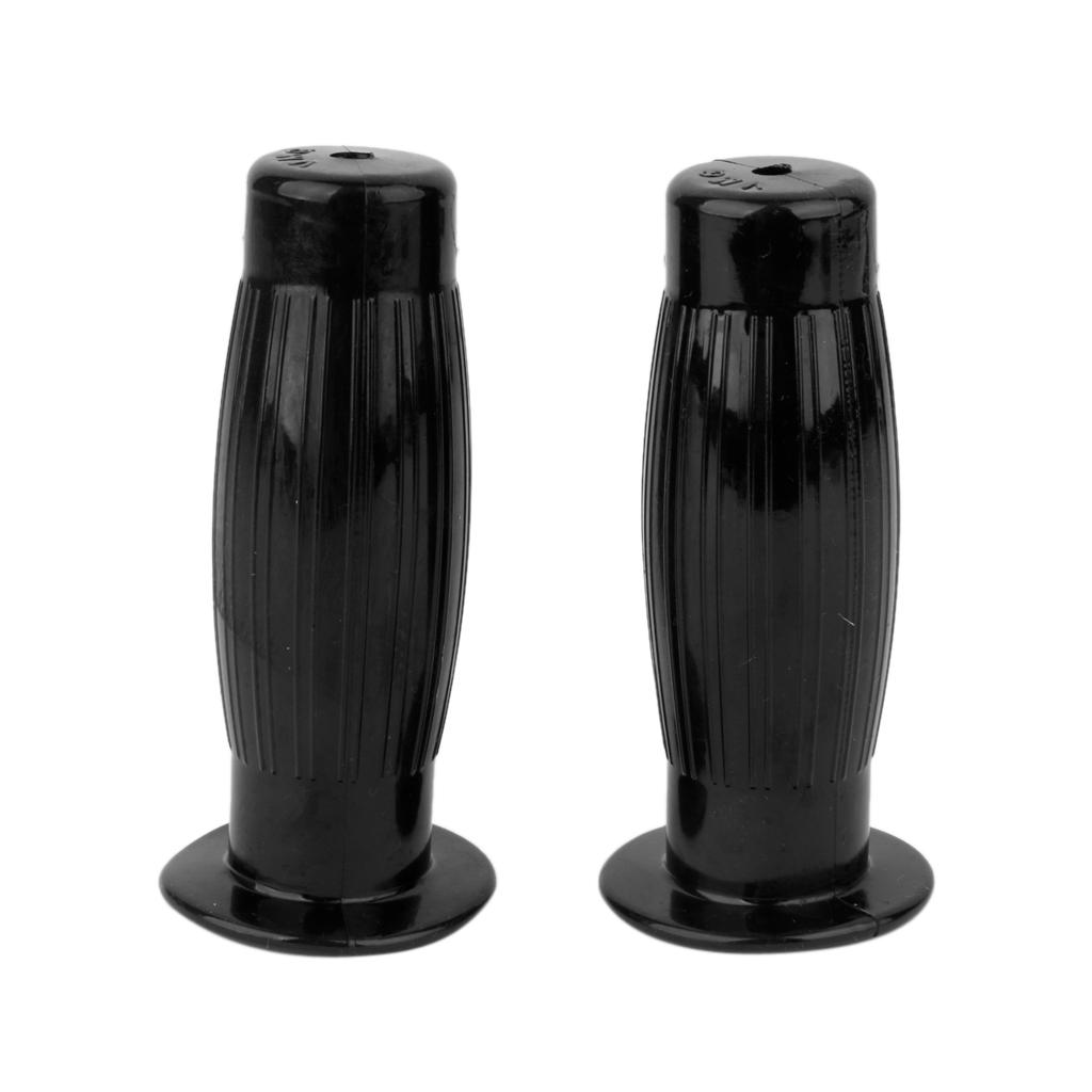 2x Universal Motorcycle Rubber GEL Hand Grips For 7/8" Handlebar Sport Bikes