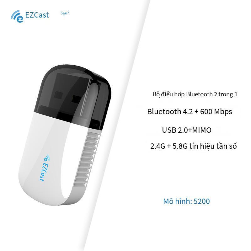 Vận Chuyển Nhanh USB Bluetooth Card Mạng Máy Tính 2 Trong 1 Bluetooth Adapter Driver Miễn Phí Không Dây 5G Bộ Thu WiFi Băng Tần Kép