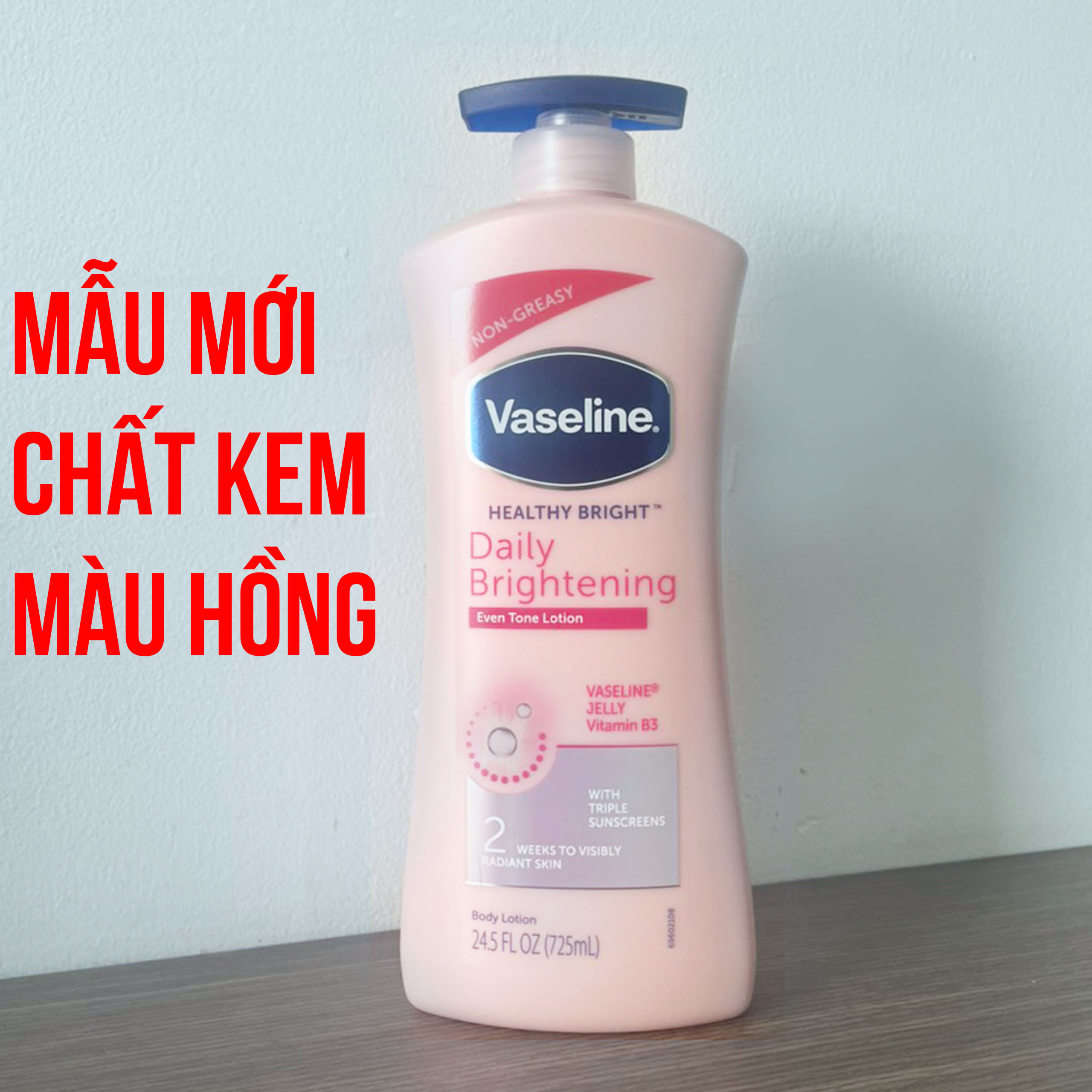 Sữa dưỡng thể Vaseline Healthy White UV Lightening Body Lotion 725ml