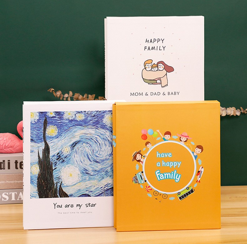 Album ảnh 200 ảnh size 13x18cm họa tiết sáng tạo