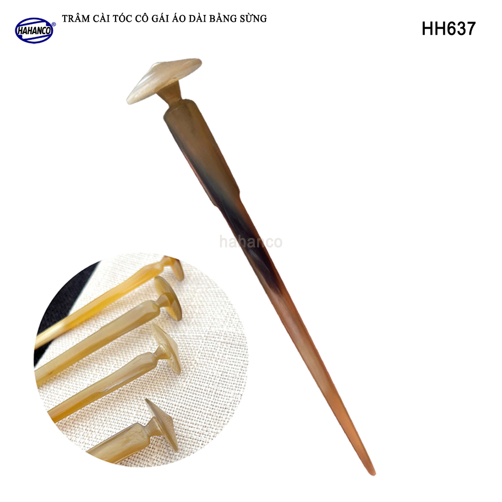 Trâm Cài Tóc Cô Gái Áo Dài Bằng Sừng HAHANCO Phụ Kiện Cài Cho Tóc - HH637