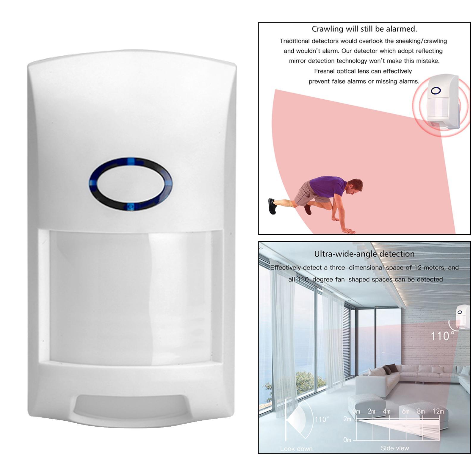 RF 433MHz Wireless PIR Motion Sensor Alarm Home Infrared Detector All-round