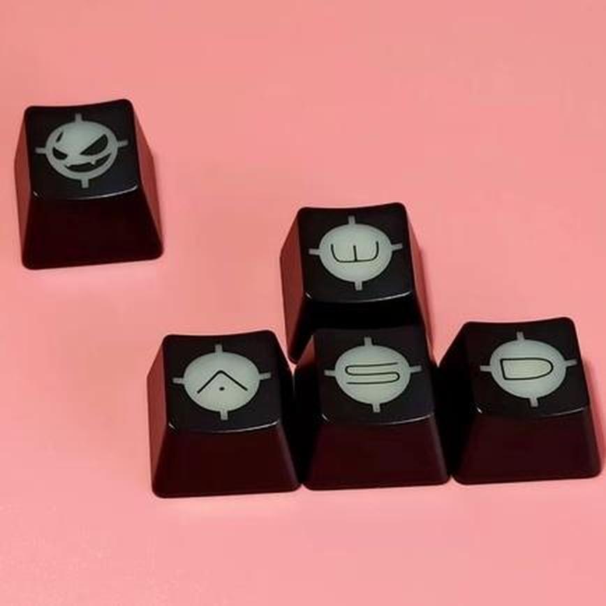 Bộ 5 Nút Bàn Phím Cơ Màu Trong Suốt