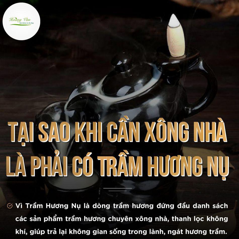 Nhang nụ Trầm Hương thơm dịu nhẹ - Sản phẩm nhang sạch của thương hiệu nhang Xanh