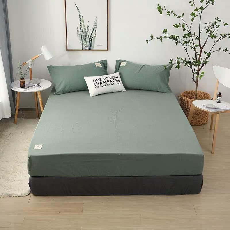 Bộ Ga Giường Vỏ Gối Cotton Tici HIN BEDDING, Drap Trải Nệm Đủ Kích Thước 1m2, 1m4, 1m6, 1m8