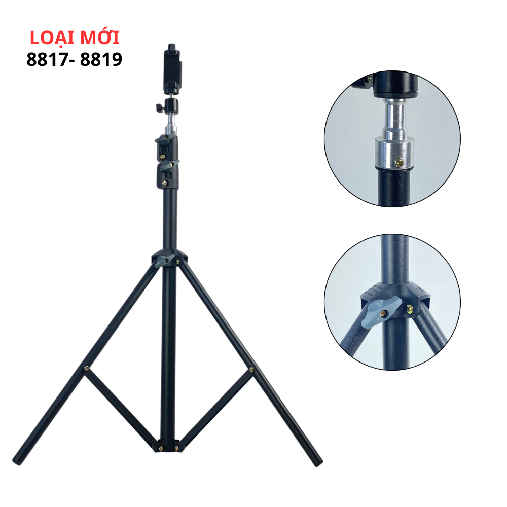 [TRIPOD] Cây Livestream Selfiecom - Hỗ trợ chụp ảnh, quay video, chơi tiktok, gắn đèn livestream - Tặng kèm remote bluetooth chụp ảnh- Hàng chính hãng