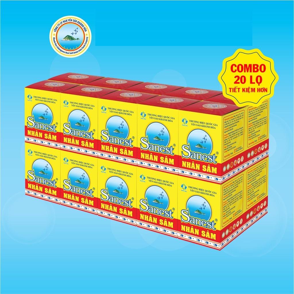 Nước Yến sào Khánh Hòa Sanest Fucoidan Nhân sâm đóng lọ 70ml - 700