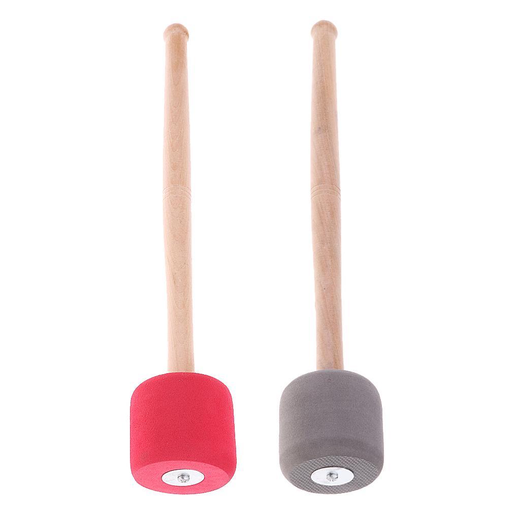 Bass Drum Mallet Stick Foam Mallet Percussion with Wood Handle