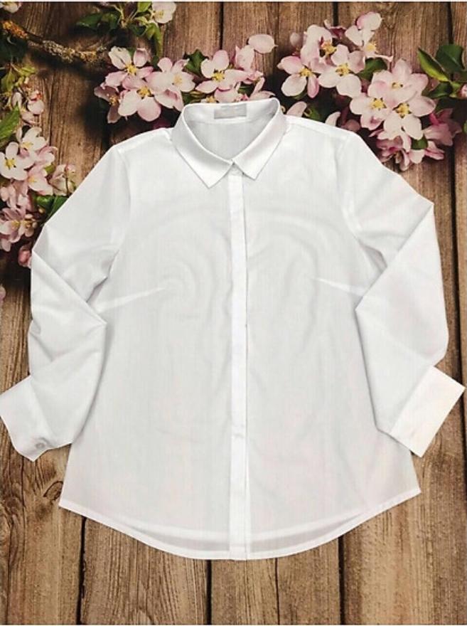 Áo Sơ Mi Nữ Dài Tay Trắng