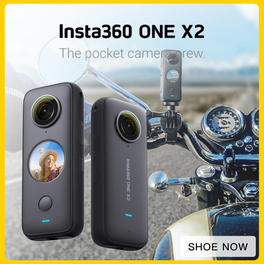 Bản gốc Insta360 One X2 Sport Action Camera 5,7K Video chống thấm đến 10m ổn định lưu lượng
