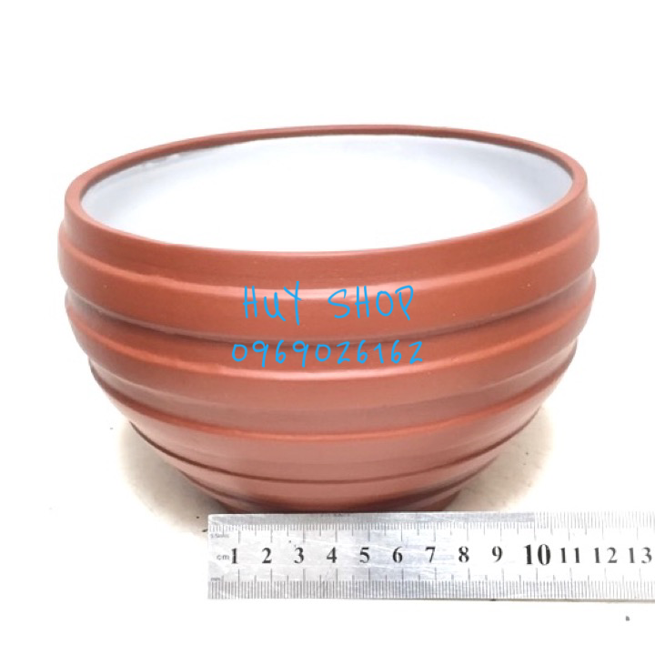 Chậu Gốm Sứ TRÒN  trồng cây tiểu cảnh