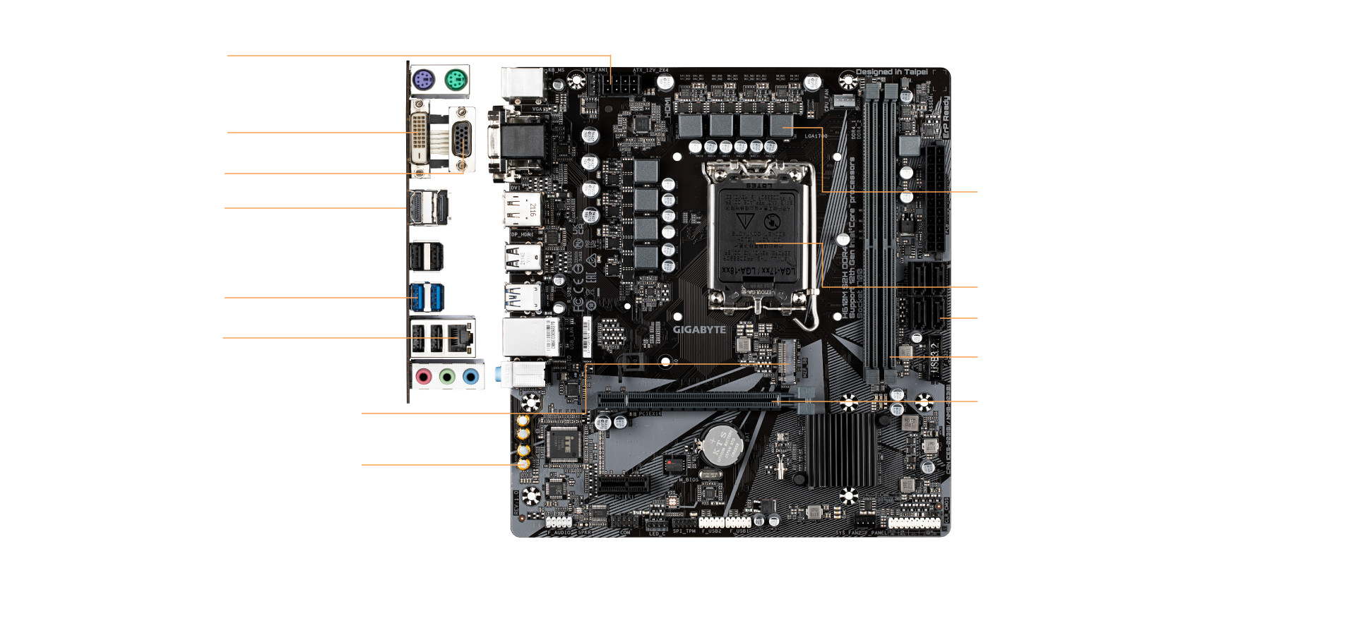 Bo Mạch Chủ (Mainboard) GIGABYTE H610M-S2H (HÀNG CHÍNH HÃNG)