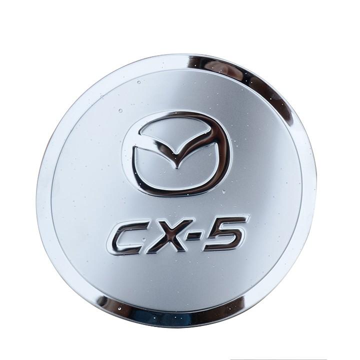 Ốp Nắp Bình Xăng Mazda CX5, ốp nắp bảo vệ chống xước bình xăng Mazda CX5