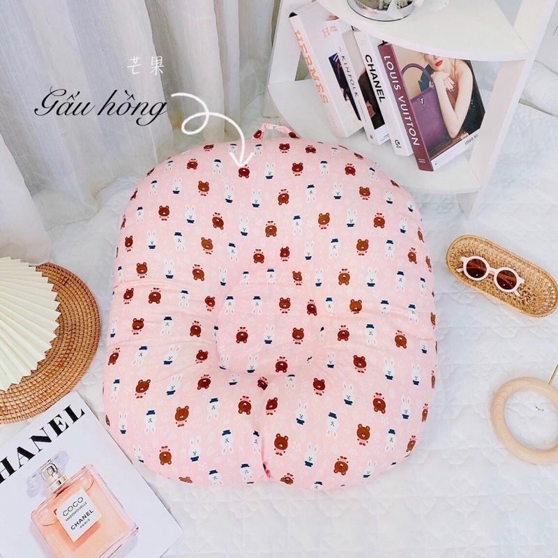 Gối Chống Trào Ngược Cho Bé Vải Cotton Hàn Quốc Cao Cấp