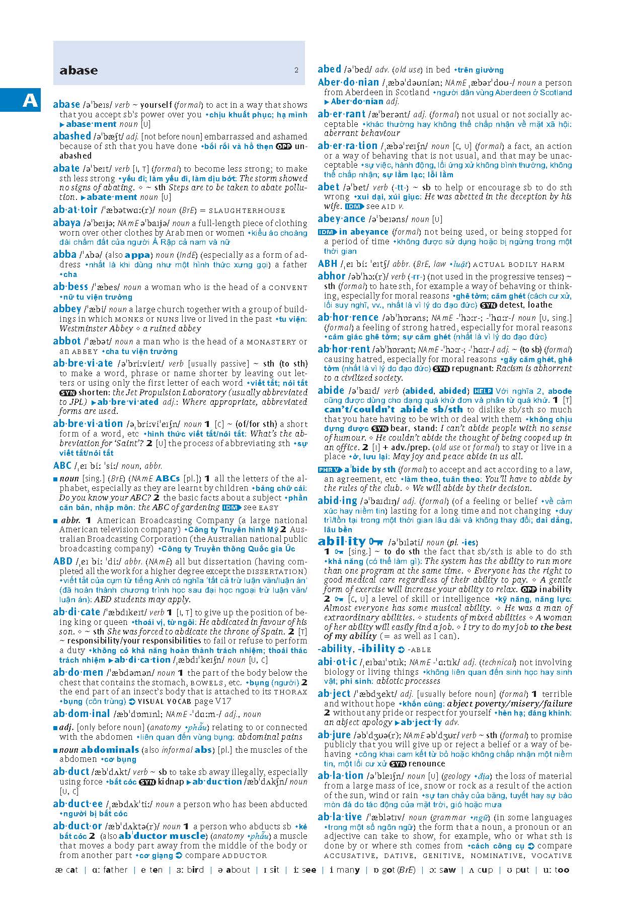 Oxford Advanced Learner's Dictionary 8th with Vietnamese Translation (HB - Bìa cứng)