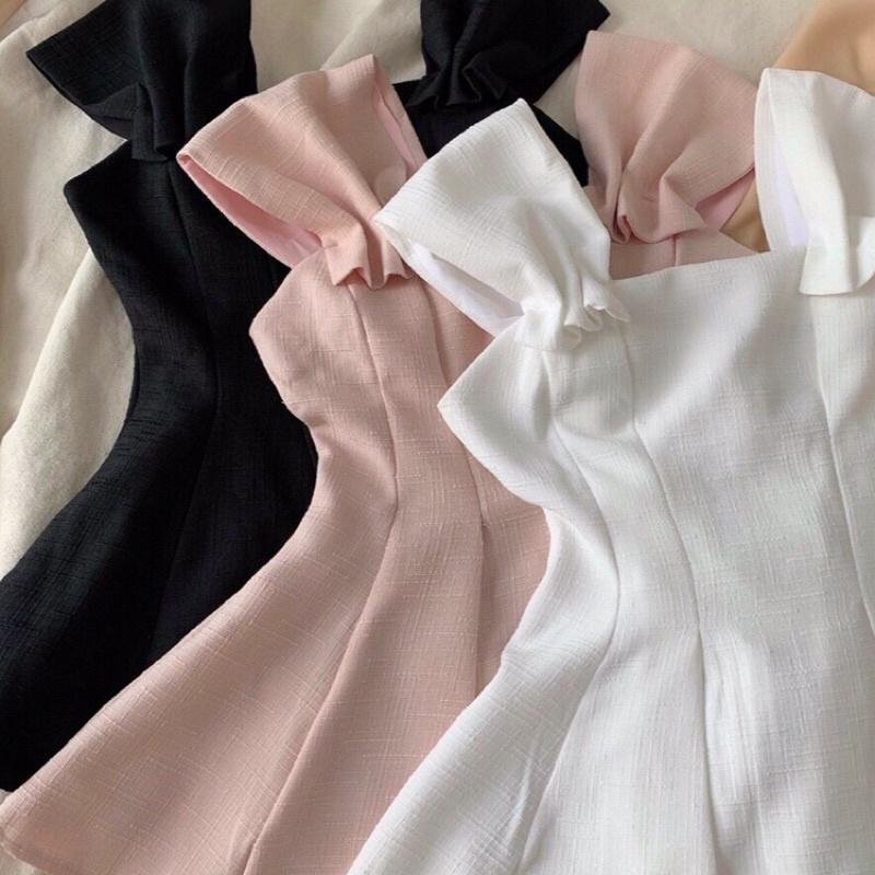 Áo peplum vai nhún  có 3 màu