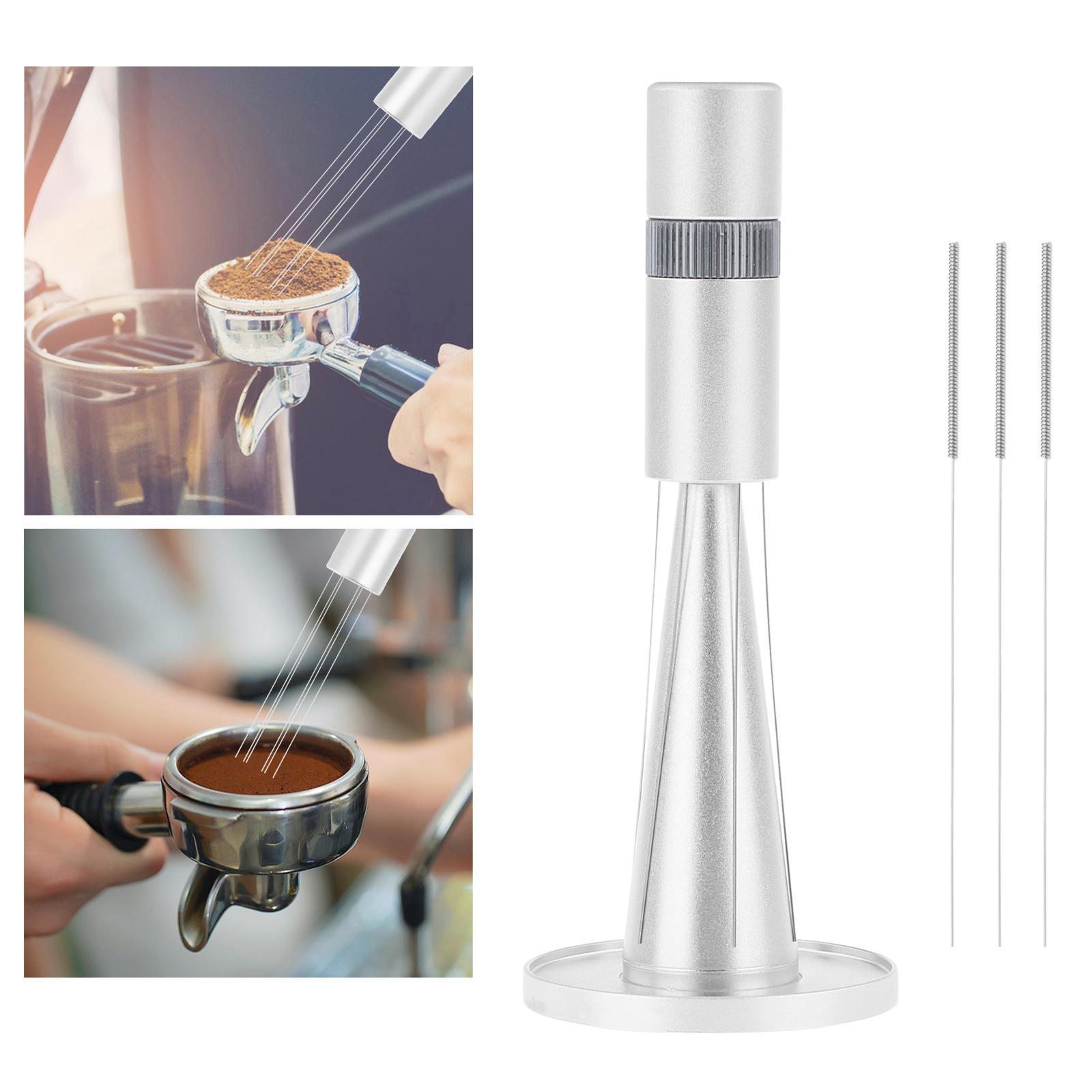 Coffee Stirrer Barista Hand Distribution Tool with Stand Coffee Distributor